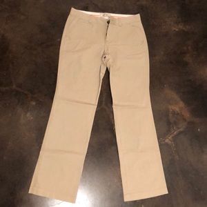 Old Navy Perfect Boot-Cut khakis, size 8 regular